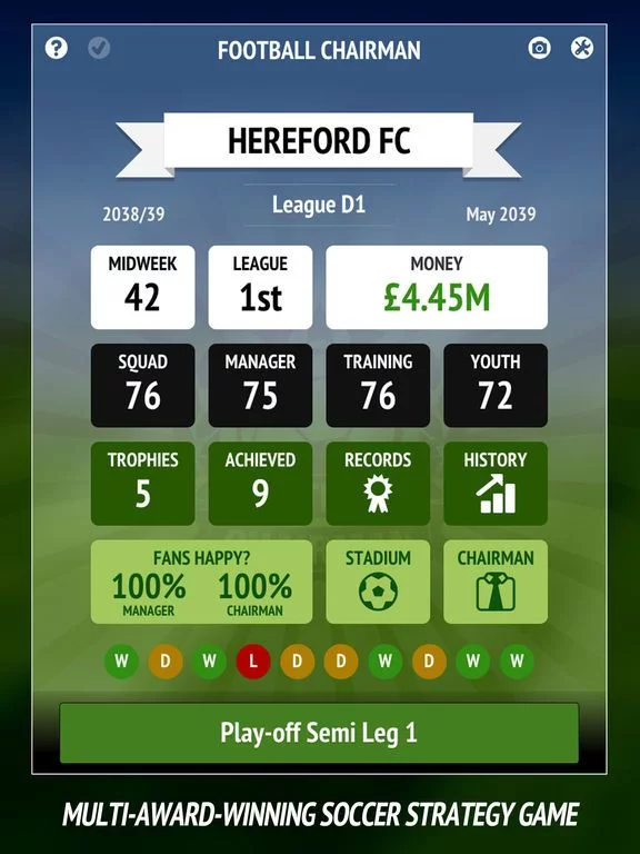 Изображение игры: Football Chairman (Soccer)