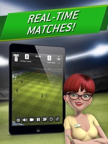 Изображение игры: Striker Manager 2: Lead your Football Team