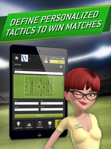 Изображение игры: Striker Manager 2: Lead your Football Team