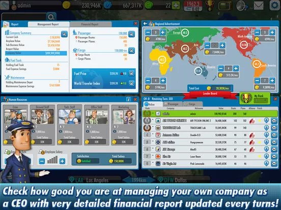 Изображение игры: AirTycoon Online 2.