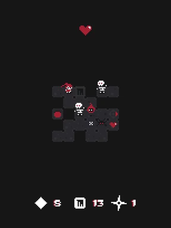 Изображение игры: Red Hearts - Tiny Dungeon Crawler
