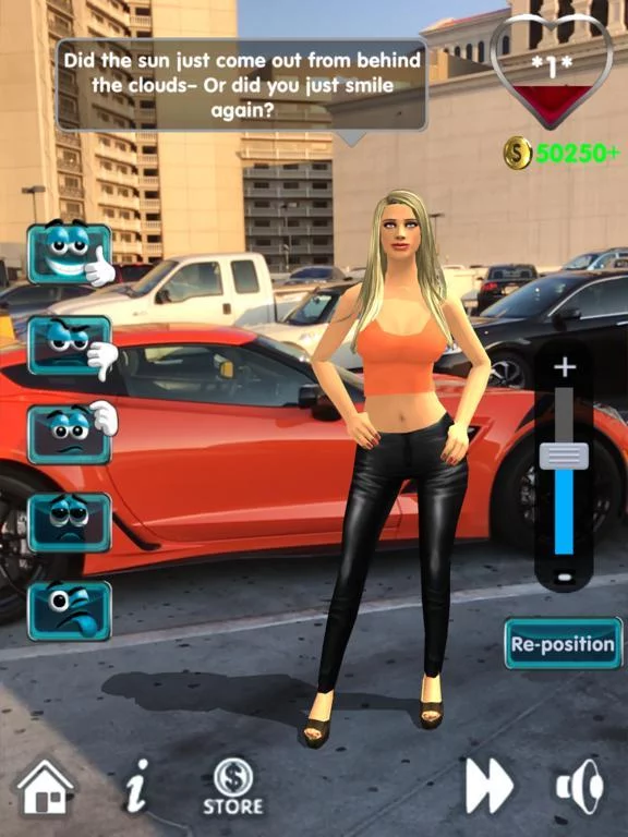 Изображение игры: My Virtual Girlfriend AR