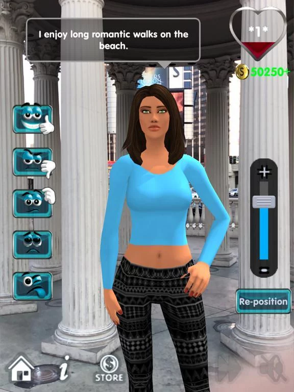 Изображение игры: My Virtual Girlfriend AR