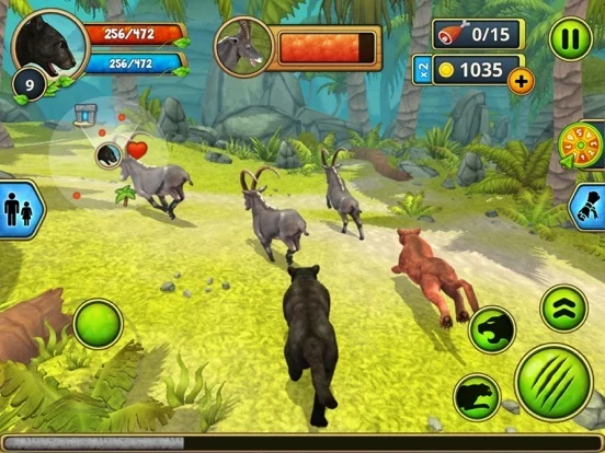 Изображение игры: Panther Family Sim - Wild Animal Jungle Pro