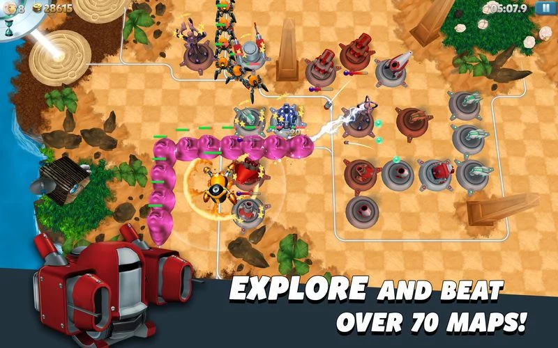 Изображение игры: Tower Madness 2: #1 in Great Strategy TD Games