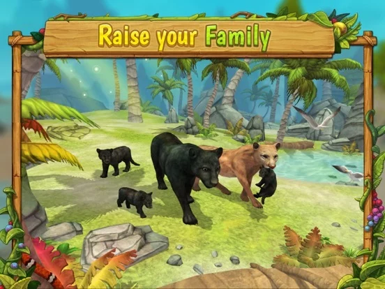 Изображение игры: Panther Family Sim: Jungle