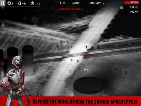 Изображение игры: Zombie Gunship Free: Gun Down Zombies