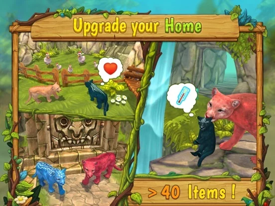 Изображение игры: Cougar Family Sim Wild Forest