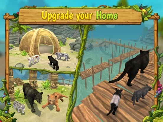 Изображение игры: Panther Family Sim: Jungle
