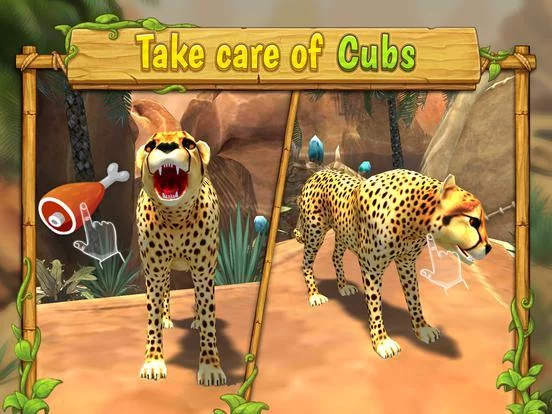 Изображение игры: Cheetah Family Sim - Wild Africa Cat Simulator