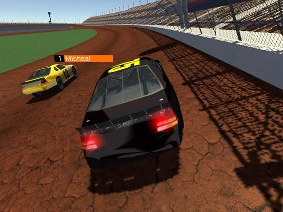 Изображение игры: Dirt Track American Racing