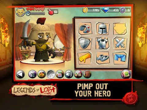 Изображение игры: Legends of Loot