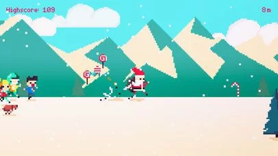 Изображение игры: Santa Rush - Don't slow down