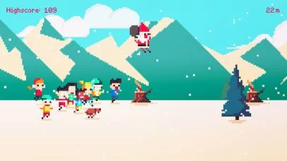 Изображение игры: Santa Rush - Don't slow down