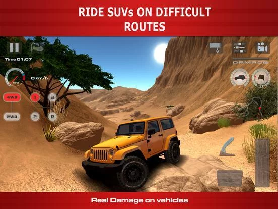 Изображение игры: OffRoad Drive Desert
