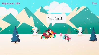 Изображение игры: Santa Rush - Don't slow down
