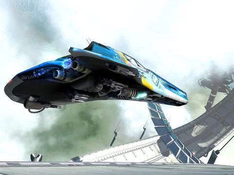 Изображение игры: 3D Speedway Racing Ahead!