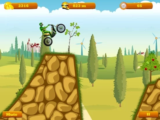 Изображение игры: Moto Hero -- Silver Rider