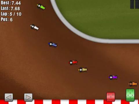 Изображение игры: Dirt Racing Mobile Midgets Edition