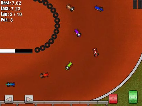 Изображение игры: Dirt Racing Mobile Midgets Edition