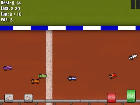 Изображение игры: Dirt Racing Mobile Midgets Edition