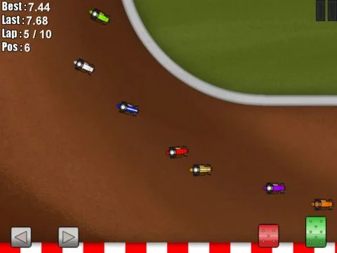 Изображение игры: Dirt Racing Mobile Midgets Edition
