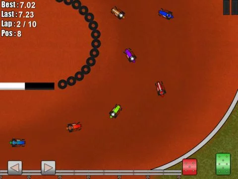 Изображение игры: Dirt Racing Mobile Midgets Edition