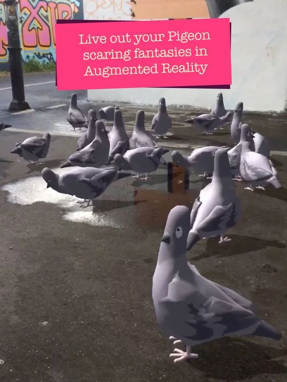 Изображение игры: Pigeon Panic! AR