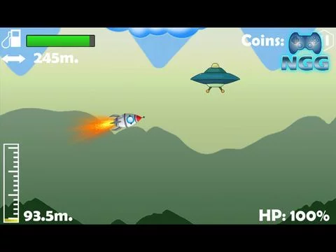 Изображение игры: Super Speed Rocket GO