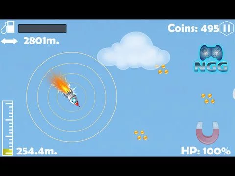 Изображение игры: Super Speed Rocket GO
