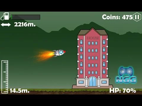 Изображение игры: Super Speed Rocket GO