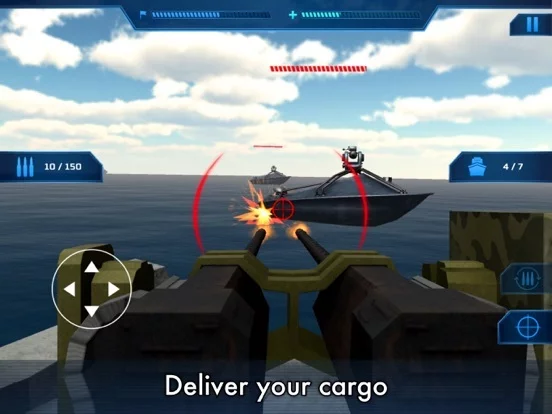 Изображение игры: Cargo Ship Attack