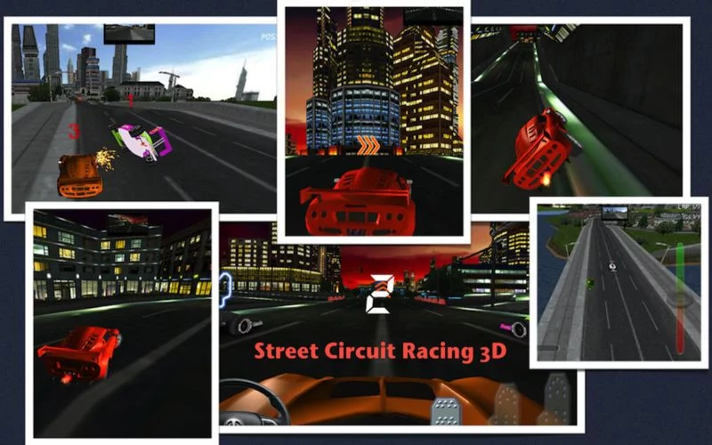 Изображение игры: Street Circuit Racing 3D - City Cars Speed Racer Drive