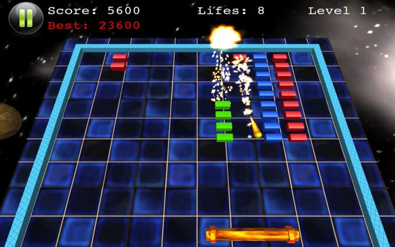 Изображение игры: Block Smasher - 3D Arcade Action Reaction Brick Breaker Game