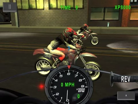 Изображение игры: Moto Drag Racing
