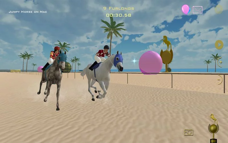 Изображение игры: Jumpy Horse Racing