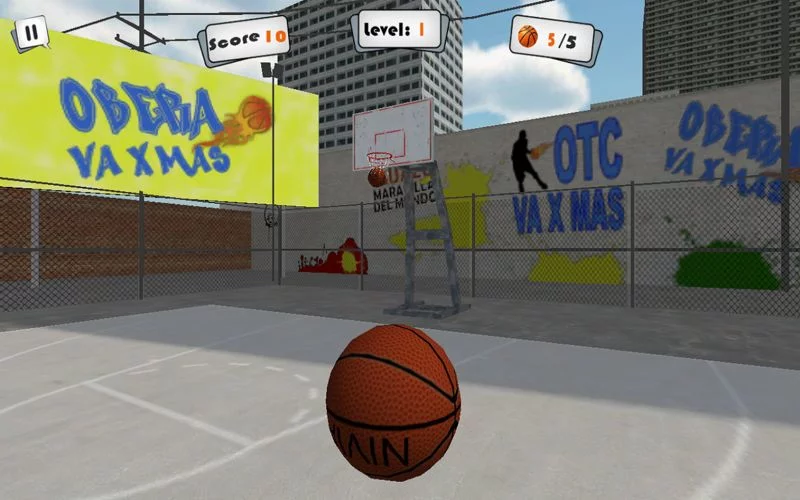 Изображение игры: Basket Ball 3D ShootOut