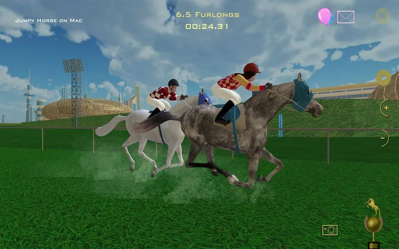 Изображение игры: Jumpy Horse Racing