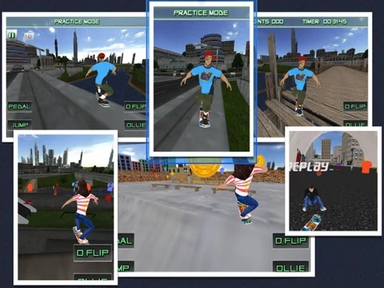 Изображение игры: Skateboarding 3D Skater Die Hard Skate Board Game