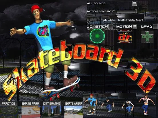 Изображение игры: Skateboarding 3D Skater Die Hard Skate Board Game