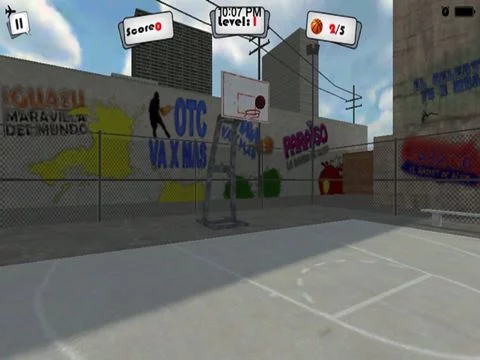 Изображение игры: Basketball 3D Shoot Out Free Touch Ball Fly Top Air Action Arcade Game