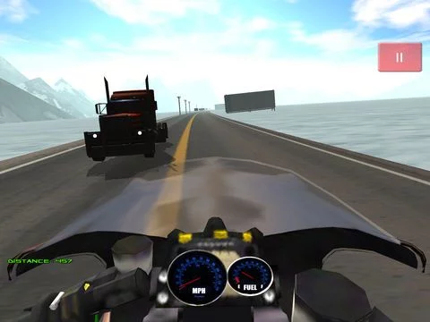 Изображение игры: Motorcycle Rider - Highway