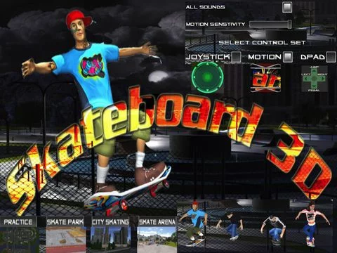 Изображение игры: Skateboarding 3D Free Top Skater Action Board Game
