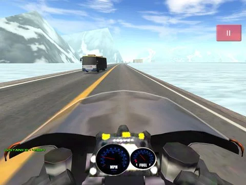 Изображение игры: Motorcycle Rider - Highway