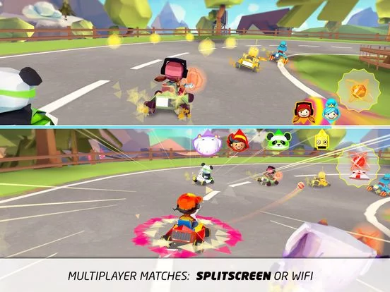 Изображение игры: KING OF KARTS: Single- & Multiplayer Battles.