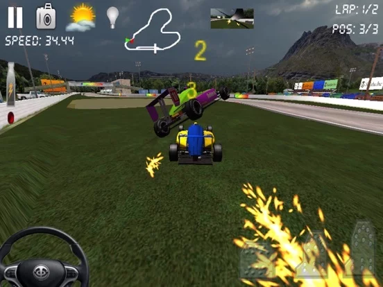 Изображение игры: Race Rally 3D Chasing Fast AI Car's Racer Game