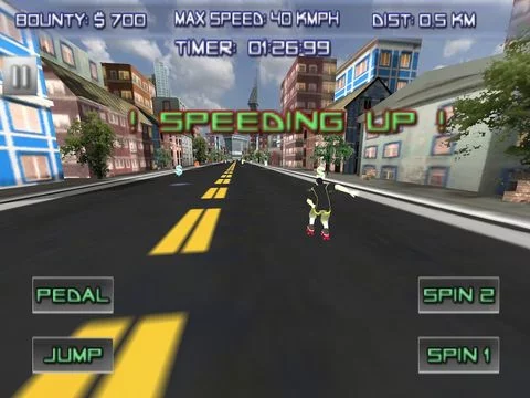 Изображение игры: Extreme Roller Skater 3D Free Street Racing Skating Game