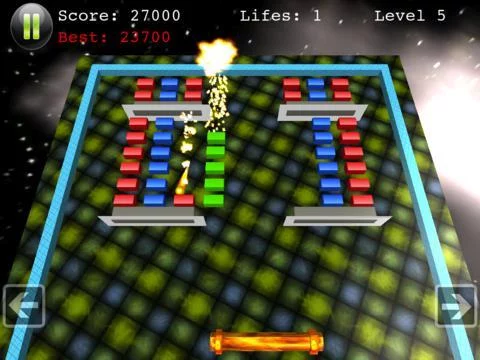 Изображение игры: Block Smasher - Top Board Action Arcade Fun Brick Breaker 3D Breakout Free Game