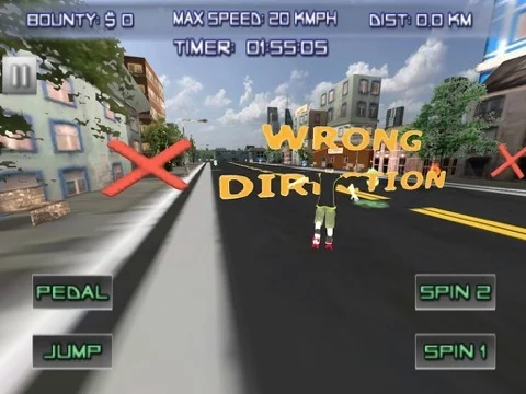 Изображение игры: Extreme Roller Skater 3D Free Street Racing Skating Game