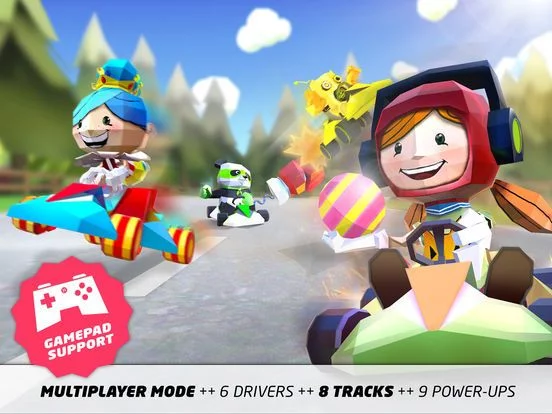 Изображение игры: KING OF KARTS: Single- & Multiplayer Battles.